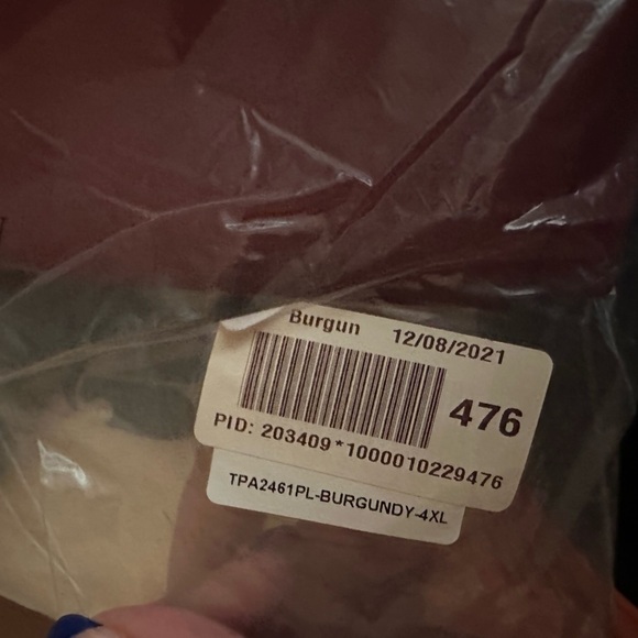 VOODOO VIXEN ANIKA BOW TOP BURGUNDY 4X NWT office contemporary feminine - Picture 4 of 4